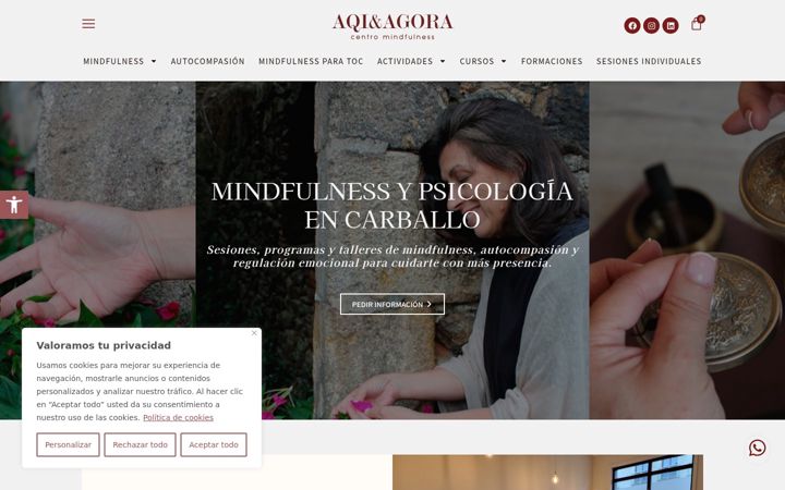 Screenshot of aqieagora.es