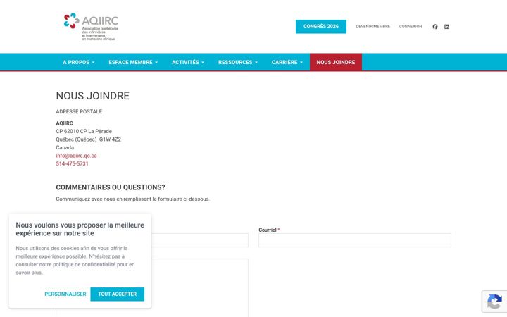 Screenshot του aqiirc.qc.ca