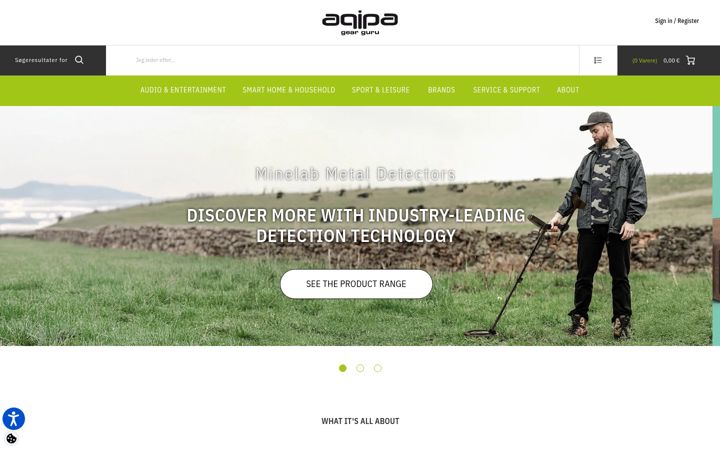Screenshot of aqipa.com