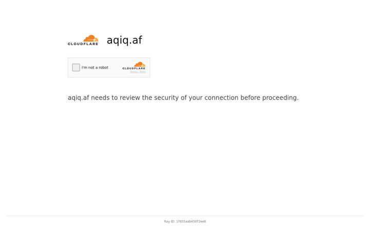 Screenshot of aqiq.af