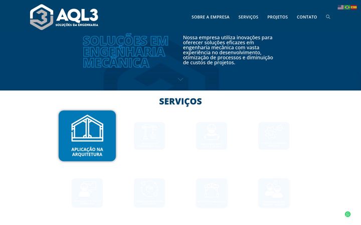 Screenshot of aql3.com.br