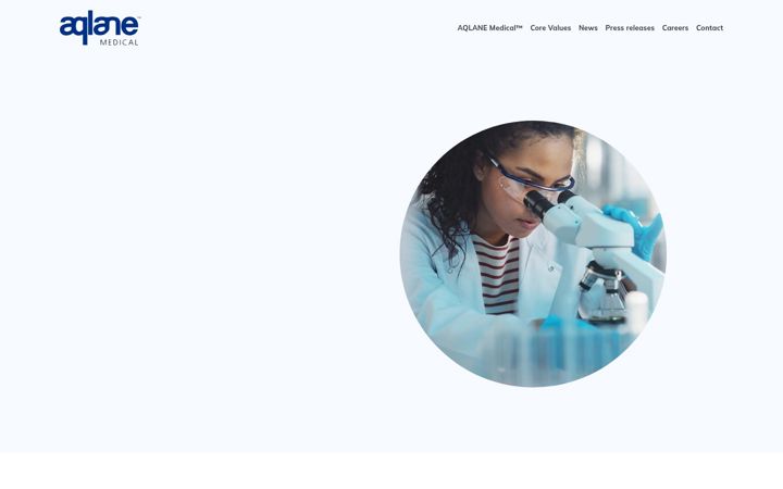 Screenshot of aqlanemedical.com