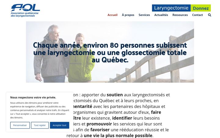 Captură de ecran a aqlar.org