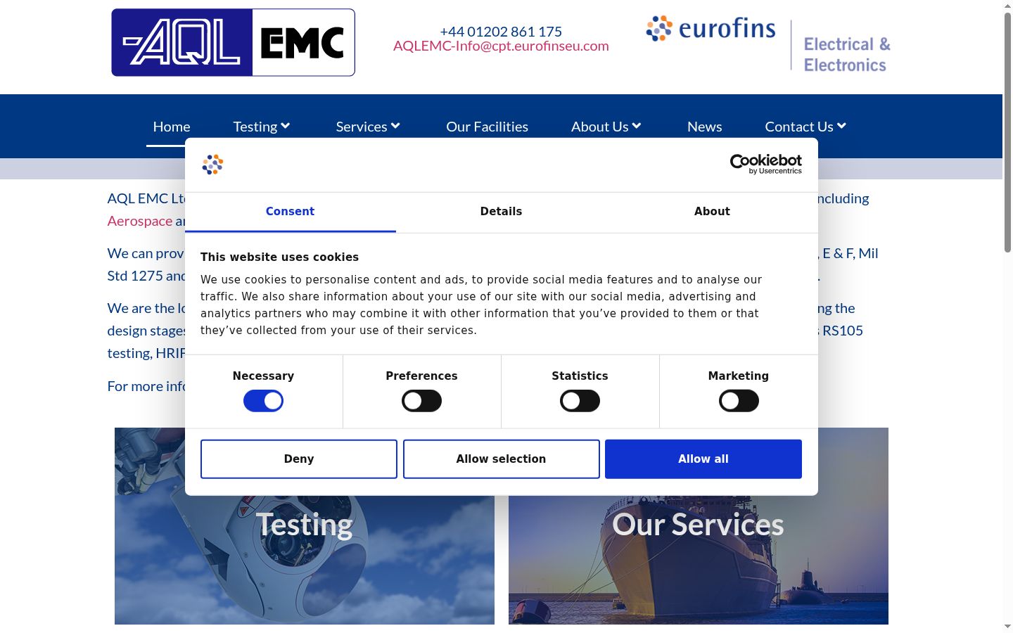 Screenshot tal-banner tal-kunsens muri qabel kwalunkwe interazzjoni