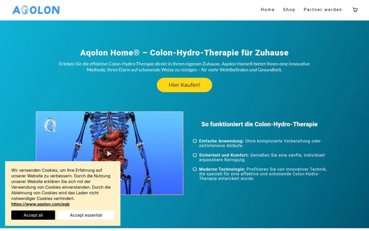 Screenshot of aqolon.com