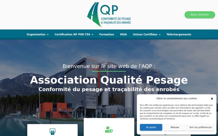 Snímek obrazovky aqp.asso.fr