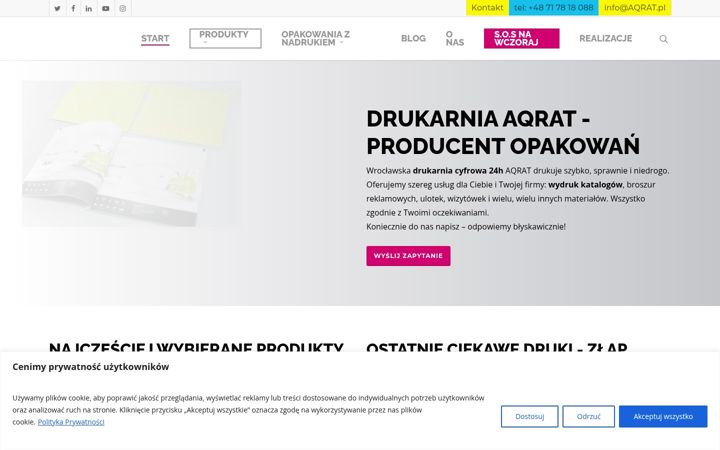 Screenshot of aqrat.pl