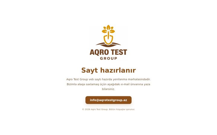 Screenshot of aqrotestgroup.az