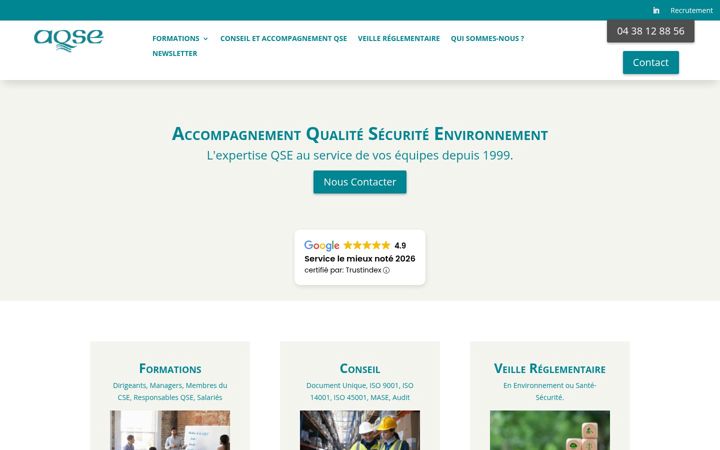 Screenshot ta' aqse-france.fr