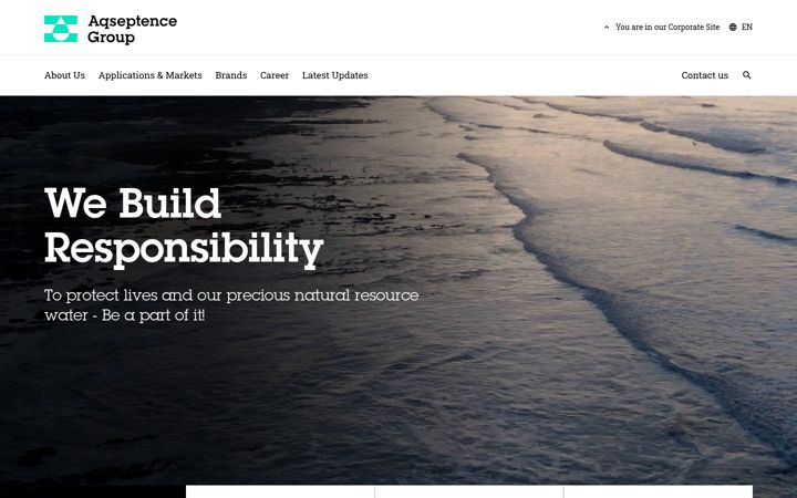 Screenshot of aqseptence.com