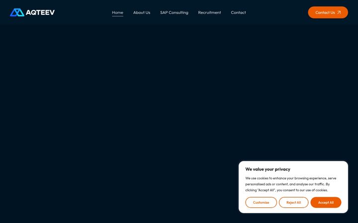 Screenshot of aqteev.com