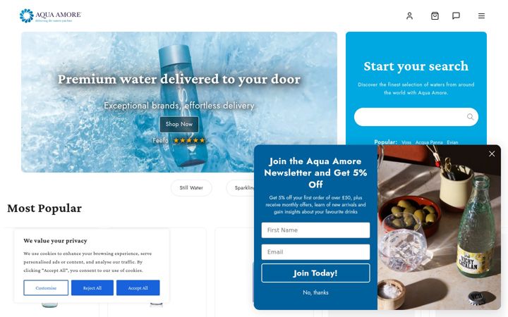 Screenshot of aqua-amore.com