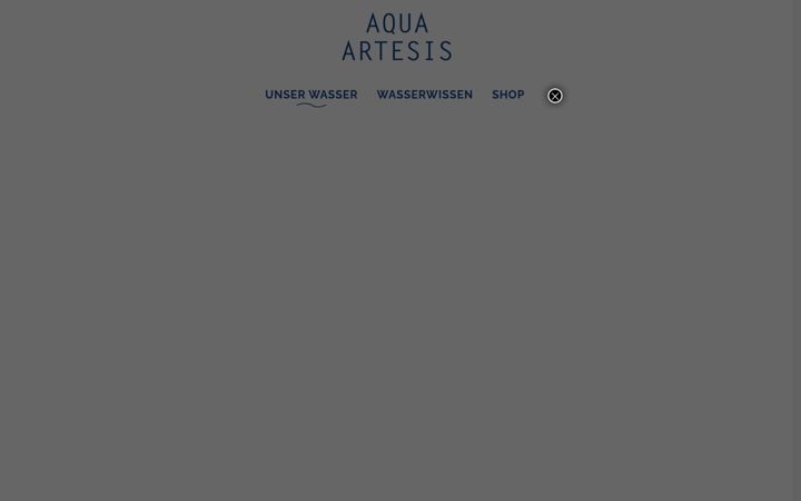 Screenshot of aqua-artesis.de