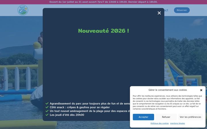 Screenshot ta' aqua-base.fr