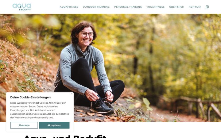 Screenshot ta' aqua-bodyfit.de