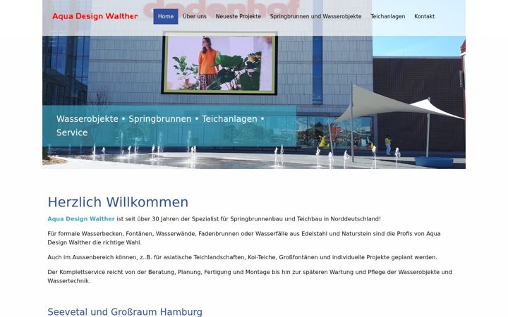 Screenshot ta' aqua-design-walther.de