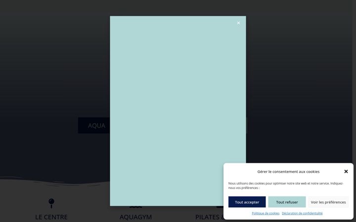 Screenshot of aqua-experience.fr
