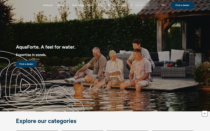 Screenshot of aqua-forte.com