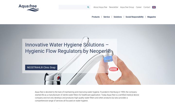 Screenshot of aqua-free.com