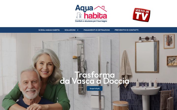 Екранна снимка на aqua-habita.it
