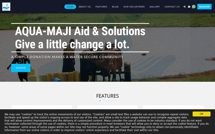 Екранна снимка на aqua-maji-aid.org