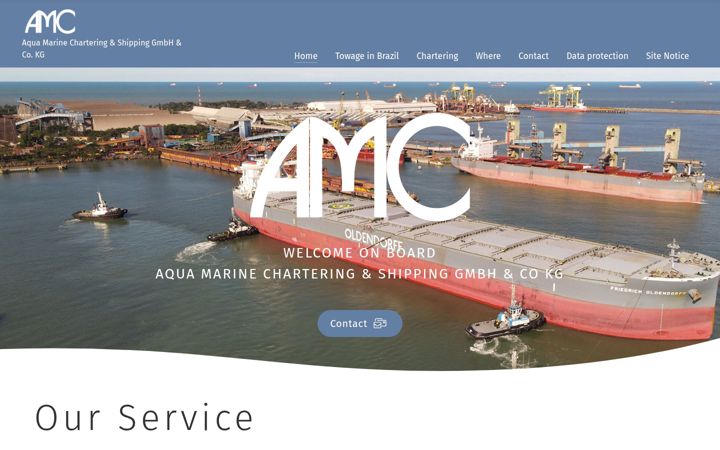 Screenshot of aqua-marine.hamburg