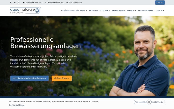 Screenshot of aqua-naturale.de
