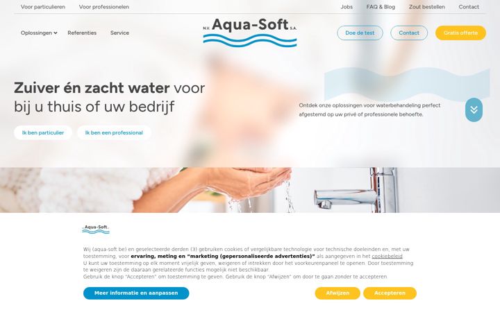 Screenshot of aqua-soft.be
