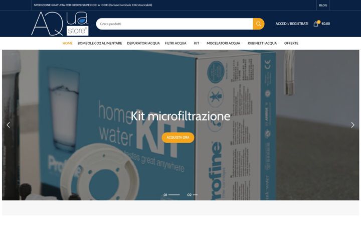 Screenshot von aqua-store.it