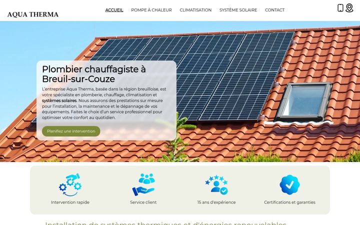 Screenshot of aqua-therma.fr