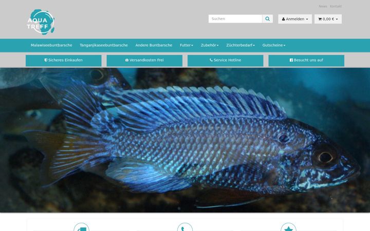 Screenshot of aqua-treff.eu