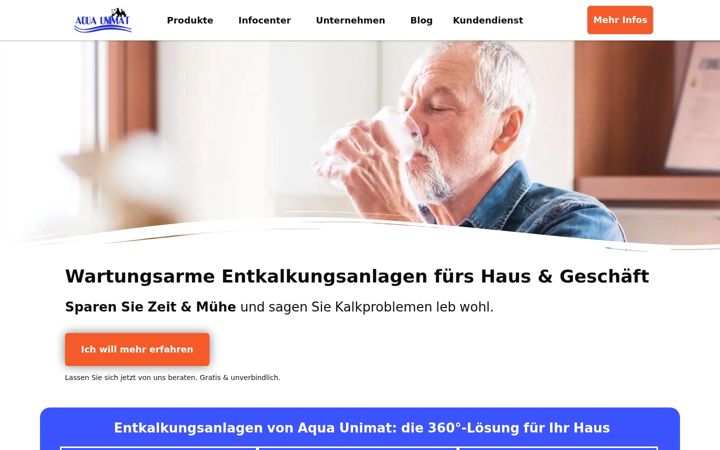 Zrzut ekranu aqua-unimat.com