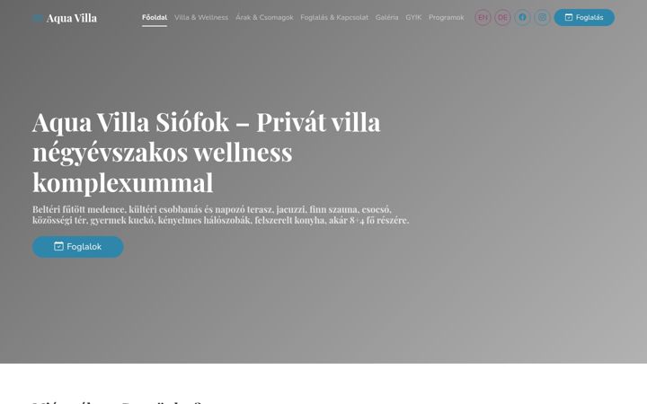 Screenshot of aqua-villa.info