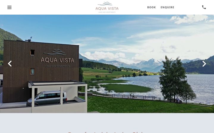 Screenshot of aqua-vista.it