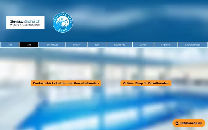 Screenshot του aqua-wellness-shop.com
