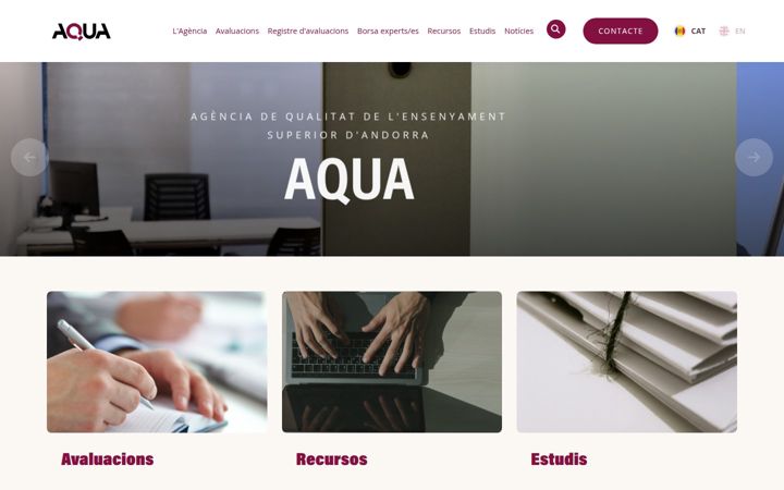 Screenshot of aqua.ad