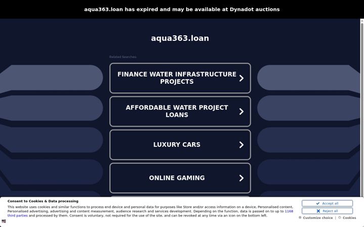 Screenshot of aqua363.loan