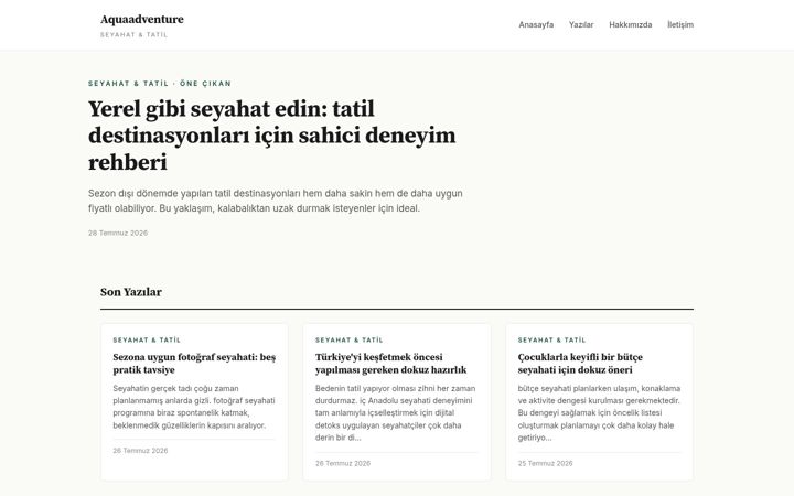 Screenshot of aquaadventure.site