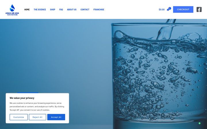 Screenshot του aquaairasia.com