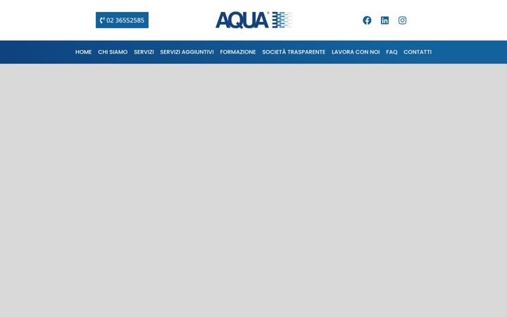 Captură de ecran a aquaassistenzadomiciliare.it