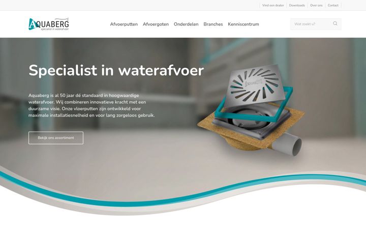 Zrzut ekranu aquaberg.nl