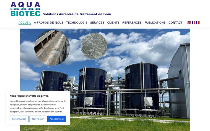 Screenshot of aquabiotec.fr