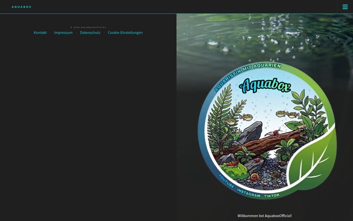 Screenshot of aquaboxofficial.com