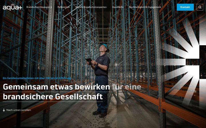 Skärmbild av aquabrandschutz.de