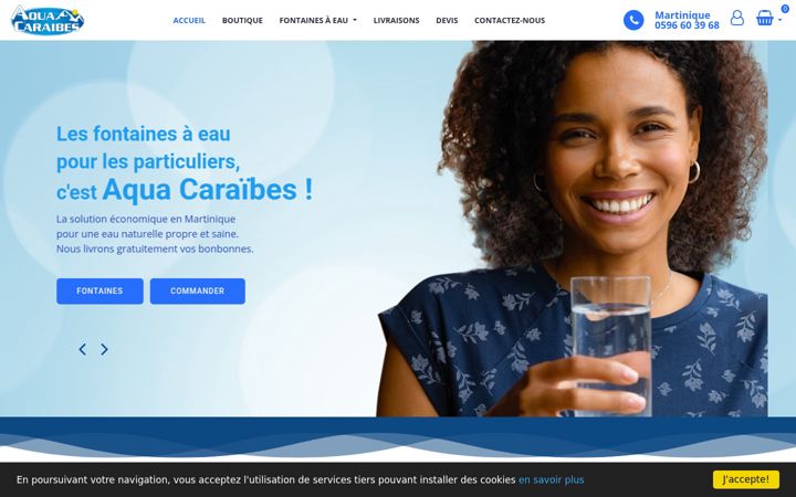 Screenshot di aquacaraibes.fr