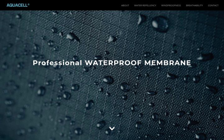 Screenshot of aquacell.eu