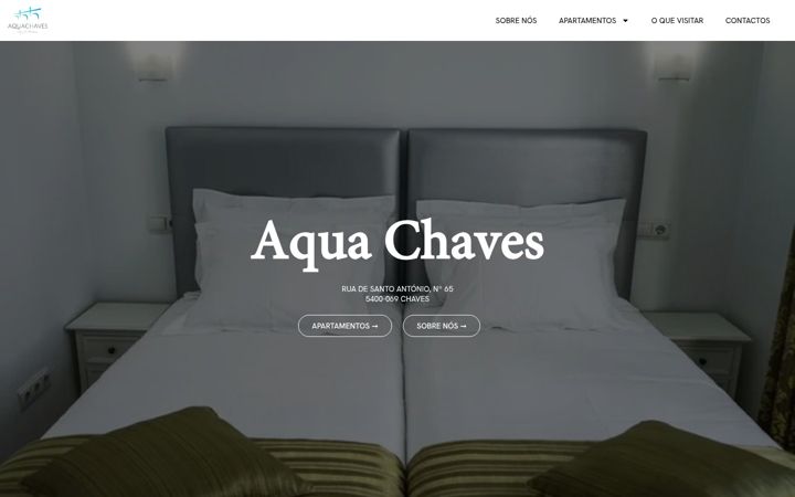 Screenshot of aquachaves.com