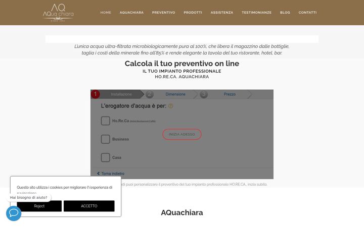 Screenshot di aquachiara.it