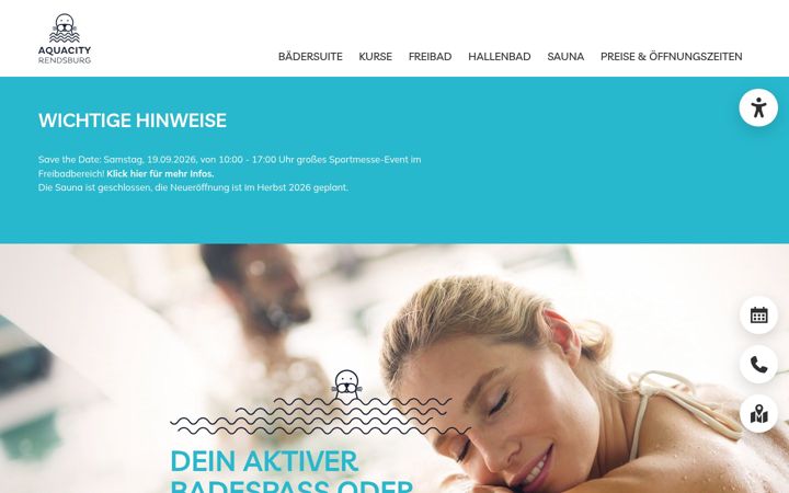 Screenshot of aquacity.sh
