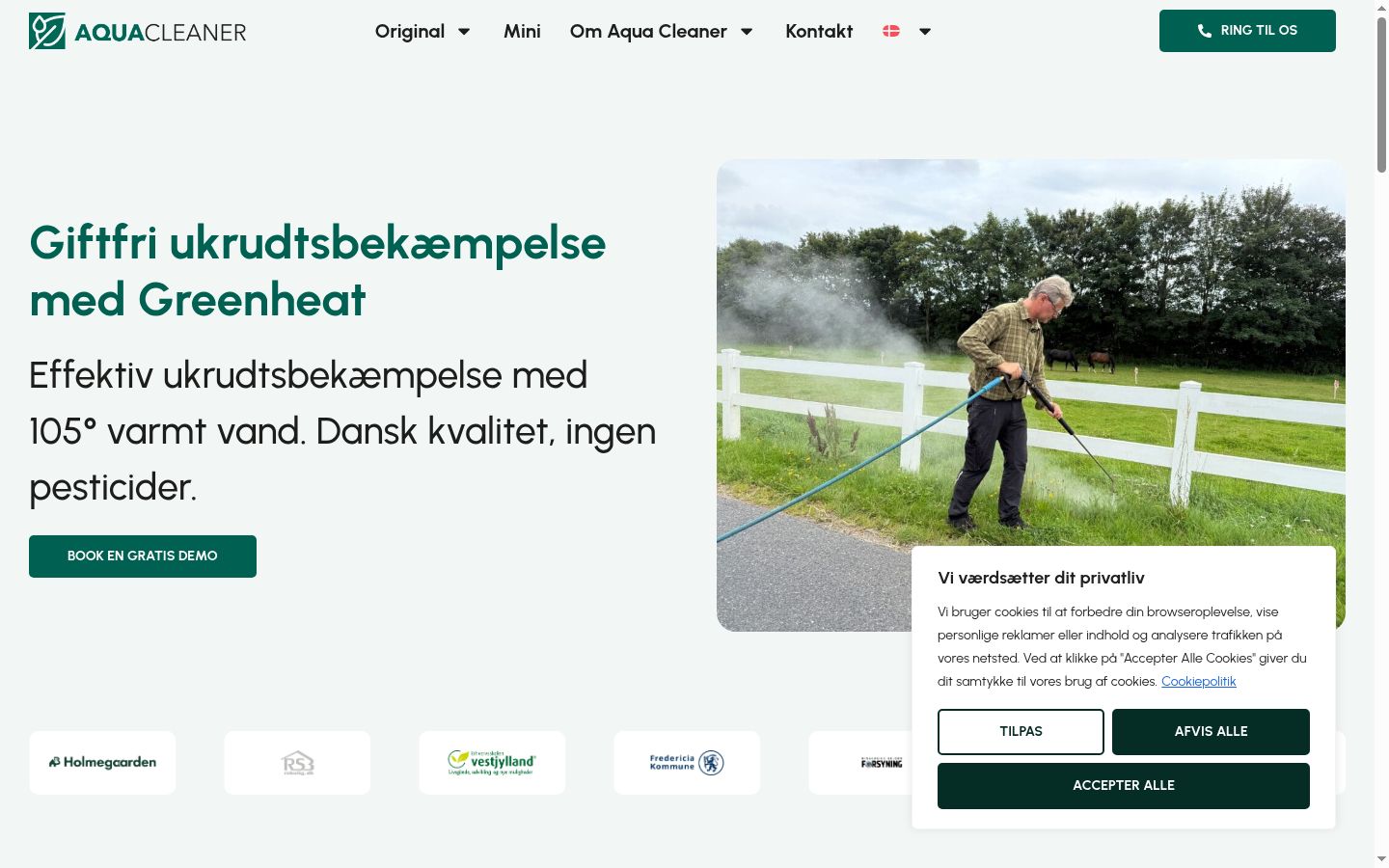 Screenshot des Einwilligungsbanners vor jeglicher Interaktion